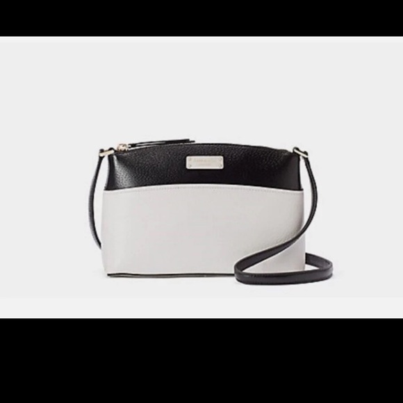 Kate Spade New York Jeanne Crossbody handbag, Vanilla Latte/Black ~MSRP$299 - Picture 1 of 12